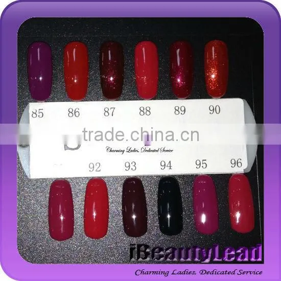 15ml UV gel polish soak off nail art uv gel with 132 different colors