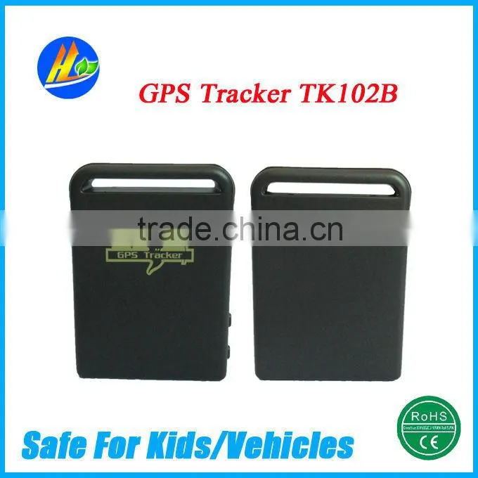 with movement alarm & TF card for cars or human Personal GPS Tracker TK102B