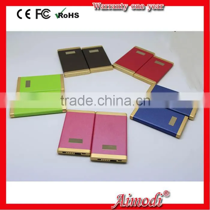Manufactory prodcution Portable Power bank 8000mah Aimodi-P8