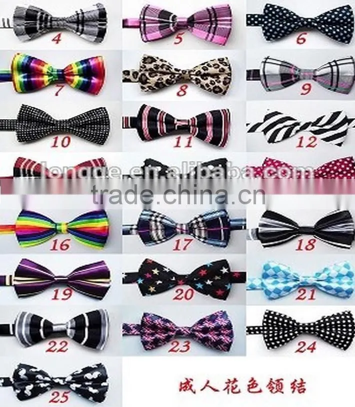 Tuxedo Classical Mustache BowTie Neckwear Adjustable Men's bow tie display shooting tie