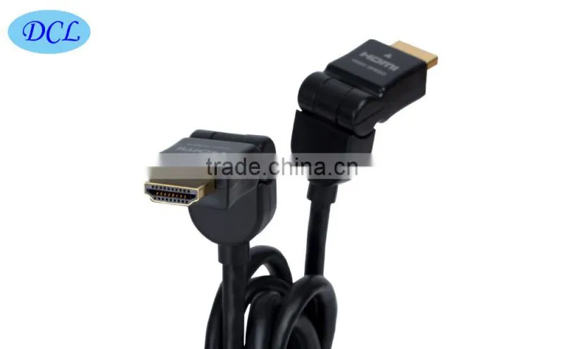 360 degree ABS shell HDMI Swival cable 1.5m