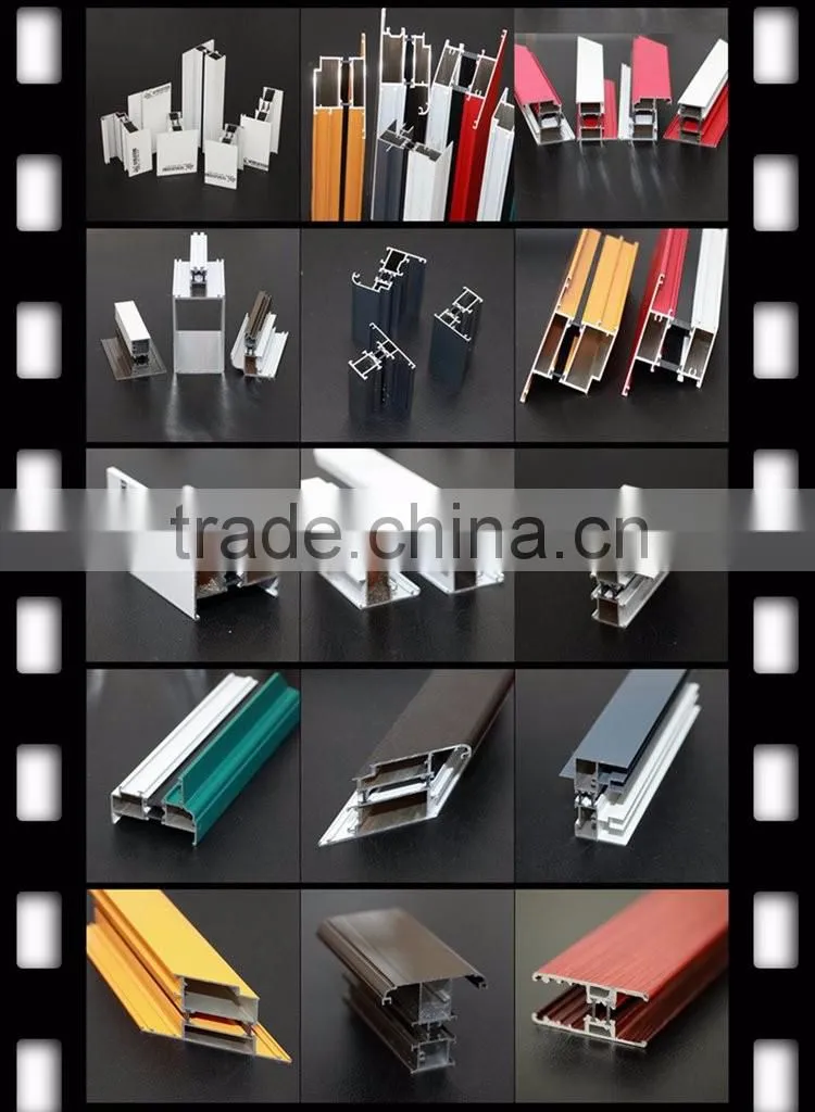 High Quality Thermal Break Wooden Grain Aluminum Frame
