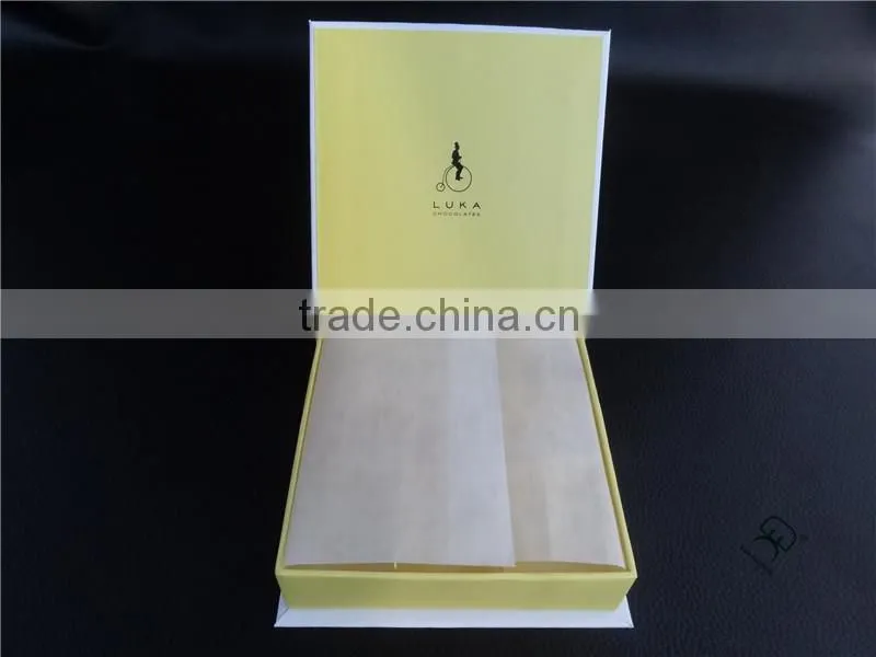 Cheap beautiful design paper chocolate box