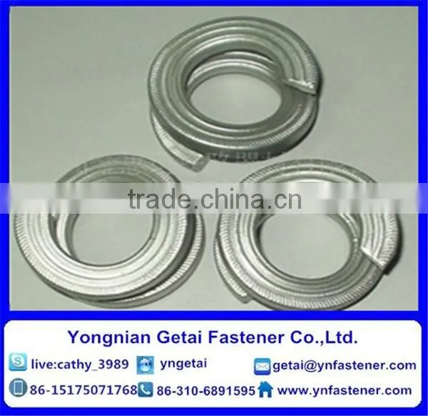 DIN 127 Spring Washer Zinc Plated M6
