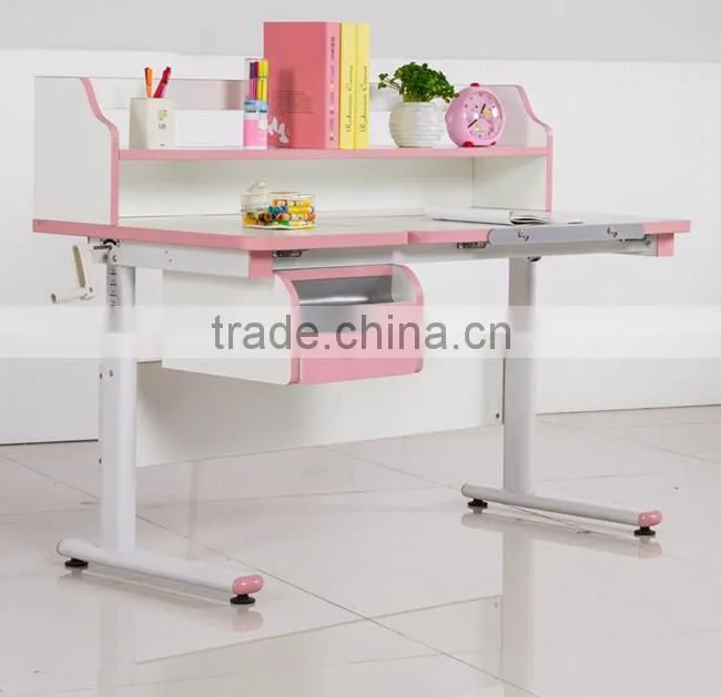 Modern kindergarten wood furniture colorful Wooden Children Bookshelf