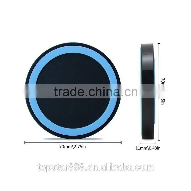 Colorful OEM Single Micro USB Port 5V 1A Wireless Charger With Cable