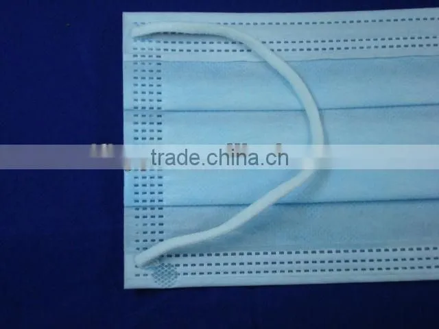 PP white face mask