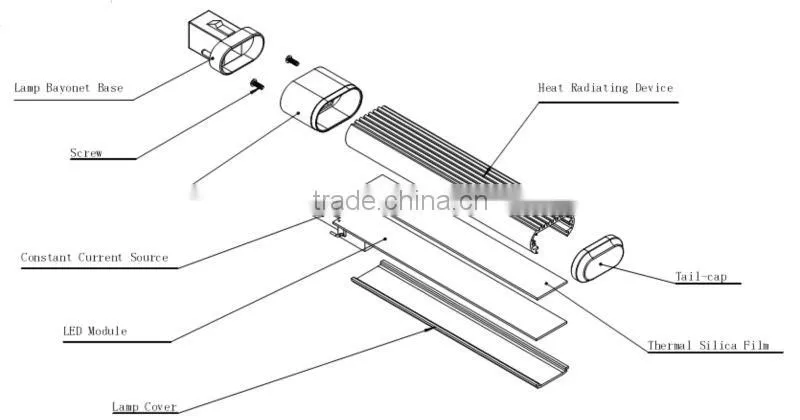 Ultra thin 4w SMD2835 2G7 LED PL Light