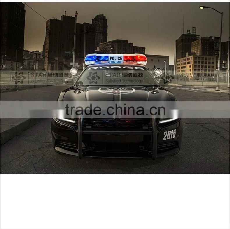 police led roof halogen rotating lightbar with speaker