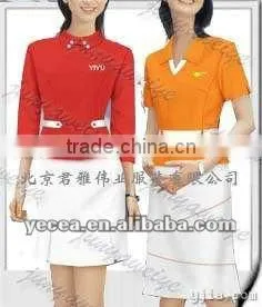 Wholesale inxpensive elegant promotional uniform (OEM)