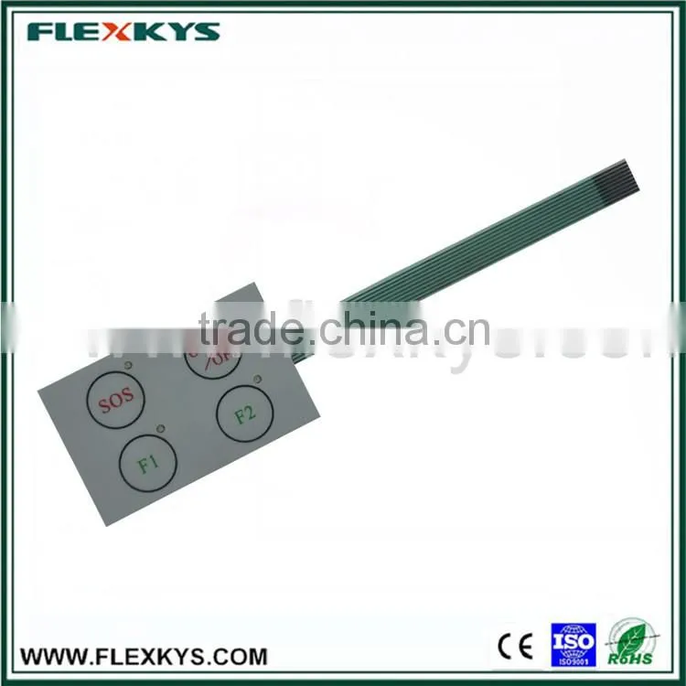 Energy Saving custom keyboard led membrane switch