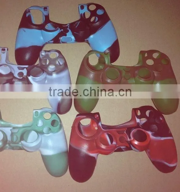 Alibaba express!Fashion Soft Silicone Case for Sony PS4 Controller-Camouflage color