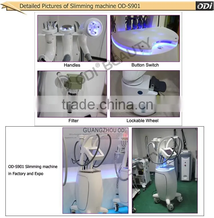 OD-S901 Fast slim rf vacuum ultrasonic 3-in-1 slimming device