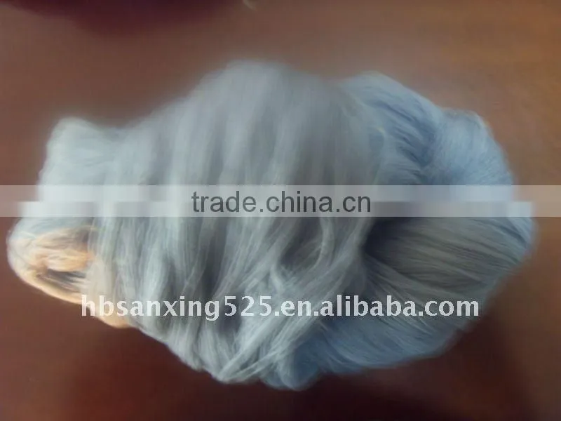 Blended and dyed carpet yarn