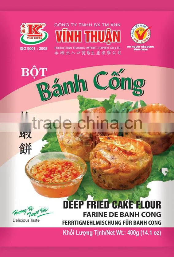 Deep fried cake flour