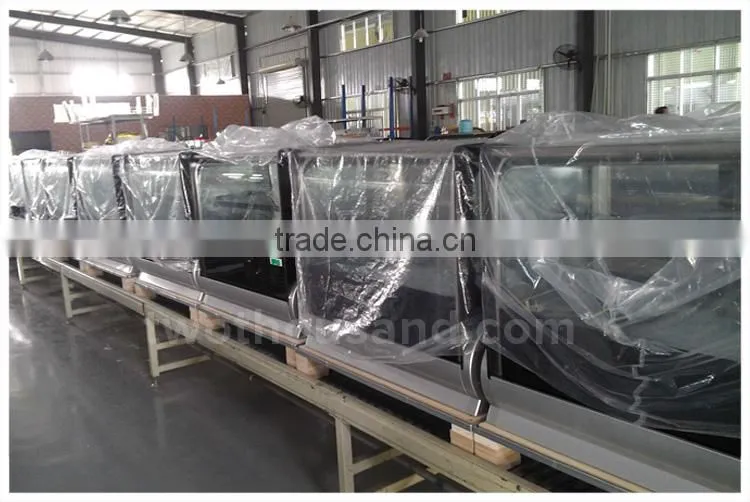 Back Door Opened 990 L 4 Shelf Refrigerated Display Cake Case