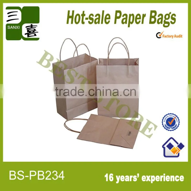 new cheap machine brown kraft paper shopping bags wholesale
