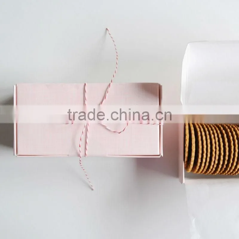 lemon green white cotton baker twine for gift packing