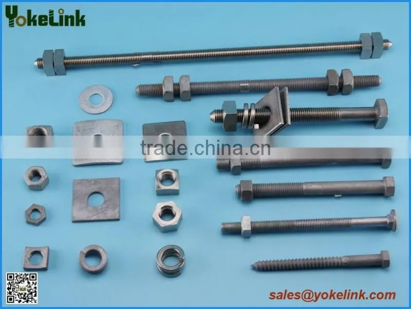 ANSI /IEEE C135.5 steel thimbleye bolt angle