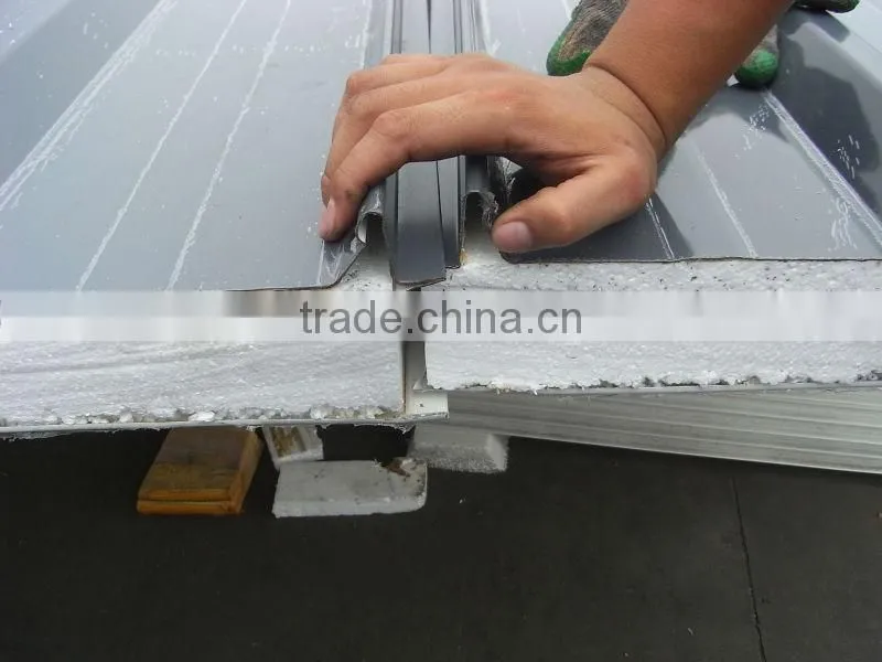 Rock Wool Sandwich Roof Panels/Polyurethane Faux Rock Panel/Galvanized Roof Panels