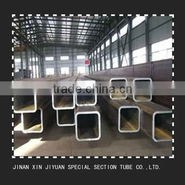 EN10210 steel square pipe hot finised.