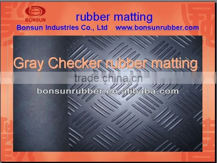 from 3mm to 6mm thickness flooring rubber mat