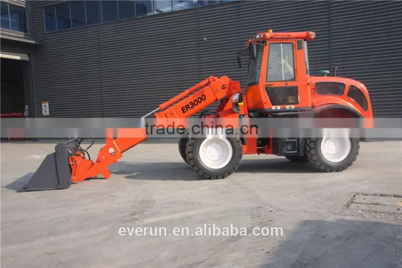 Price New 3 ton Telescopic handler wheel loader (3000kg loading)
