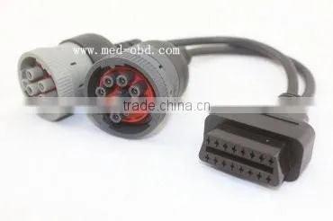 Deutsch splitter Y cable J1962F to J1708/J1939 Y cable