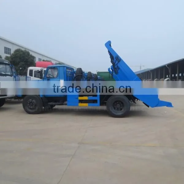 140hp DONGFENG 4*2 Swing Arm Garbage Truck 6 m3