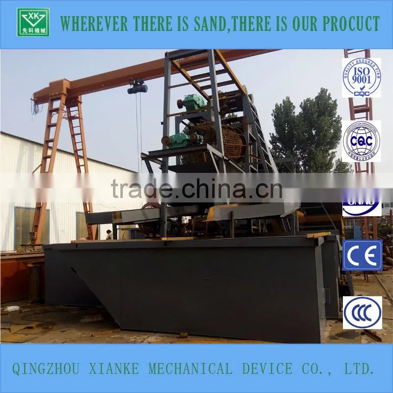 Gold diamond dredging boat