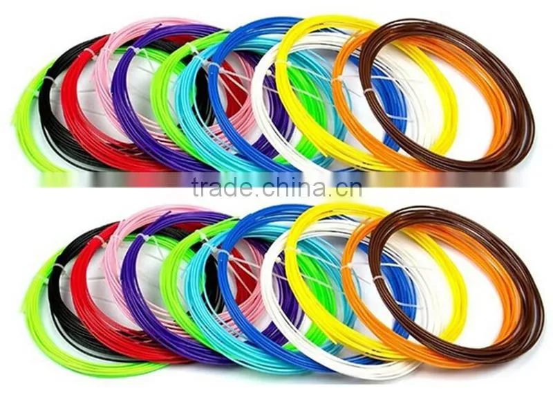 Good quality filament 1.75mm Abs pla 3d printing pen materials with low price