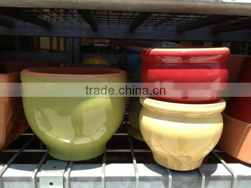 Vietnam ceramic Indoor flower pottery for Home and Garden