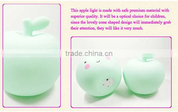 apple smile outdoor car decoration night led lamp