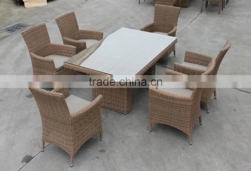 High Quality Rattan Wicker Dining Set Outdoor Furniture