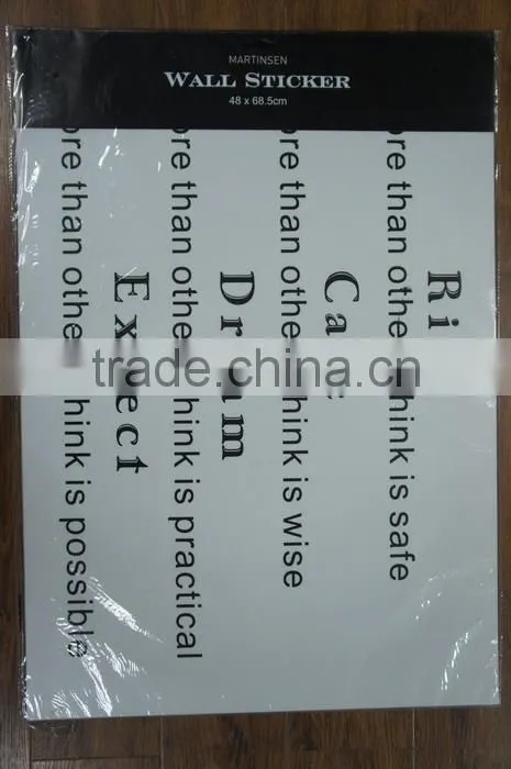 Giant Adhesive Room Decor Alphabet Wall Stickers
