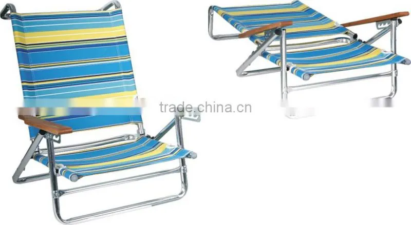 Folding easy relax beach aluminum chair