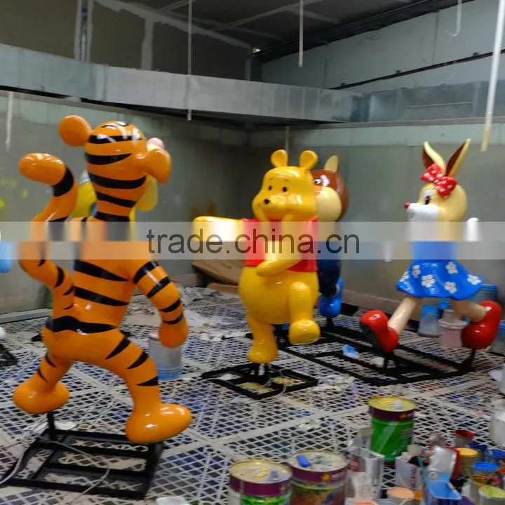 Fiberglass tight cartoon figurine