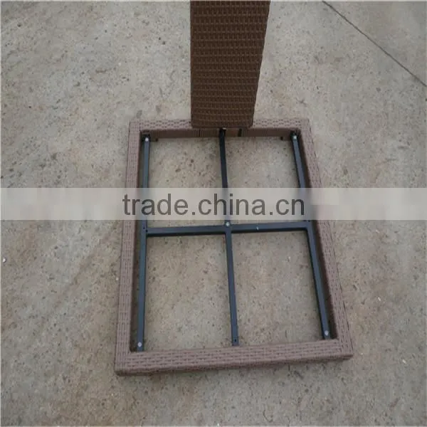Outdoor beach rattan natural shower set