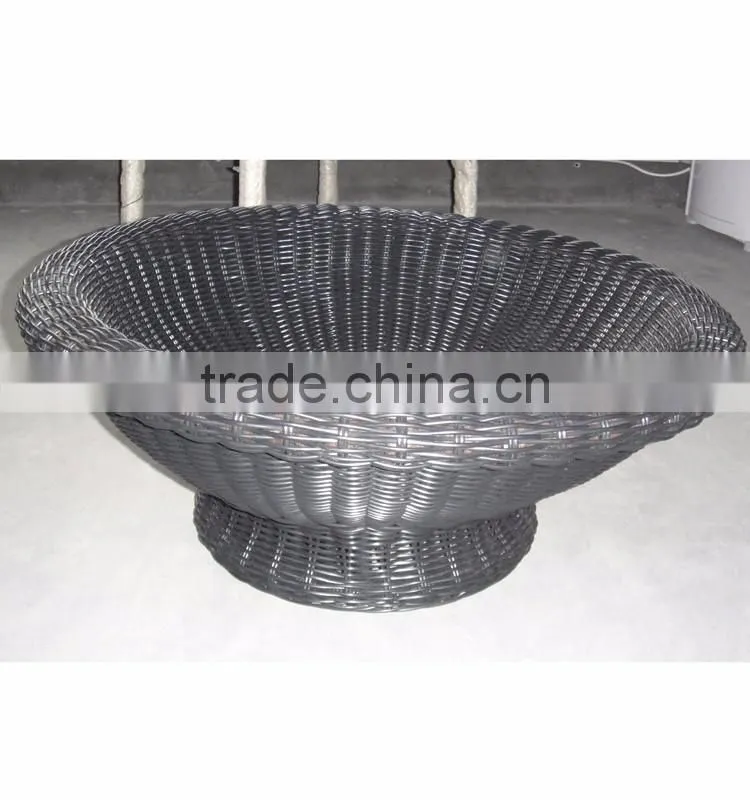luxury wicker dog bed round rattan