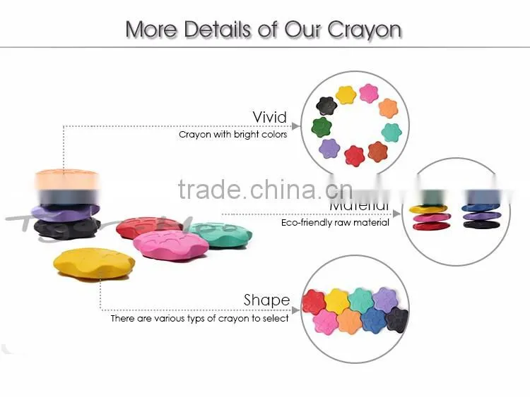 Cartoon Pattern Flower Erasable Crayon