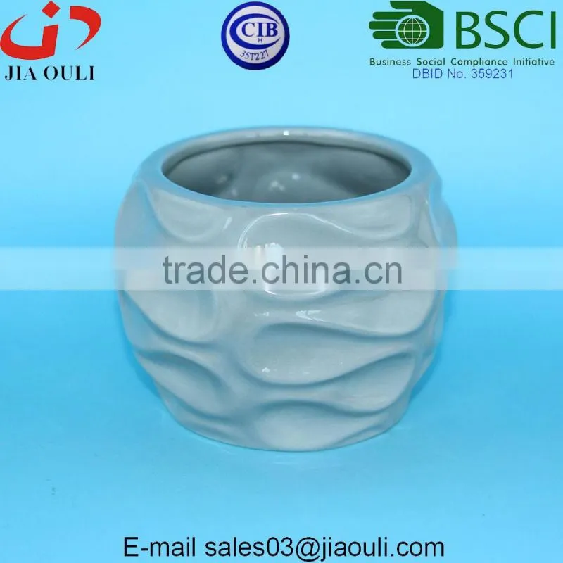 Under glazed Ceramic planter garden pot