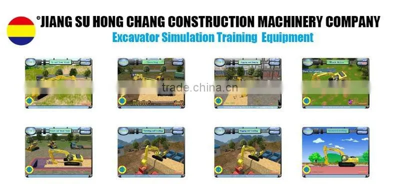 Excellent excavator training simulator