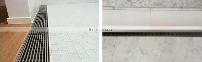 bathroom accessories manufacturer long floor drain shower drain