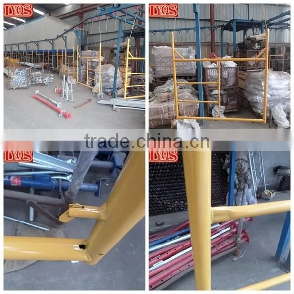 Factory Wholesale Different Size Tubular Steel H Frame Scaffolding