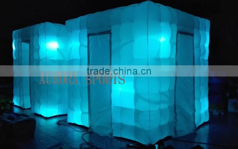 Portable inflatable photo booth cube tent inflatable photo booth wall for sale
