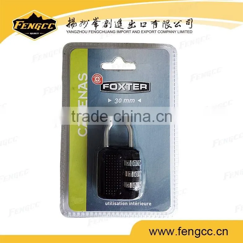Custom TSA travel time password luggage lock / cabinet password lock