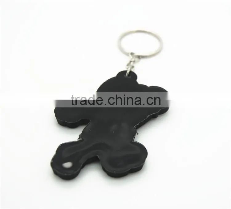 Special personalized 3d design silicone eco-friendly rubber keychain Mario for craft art gifts