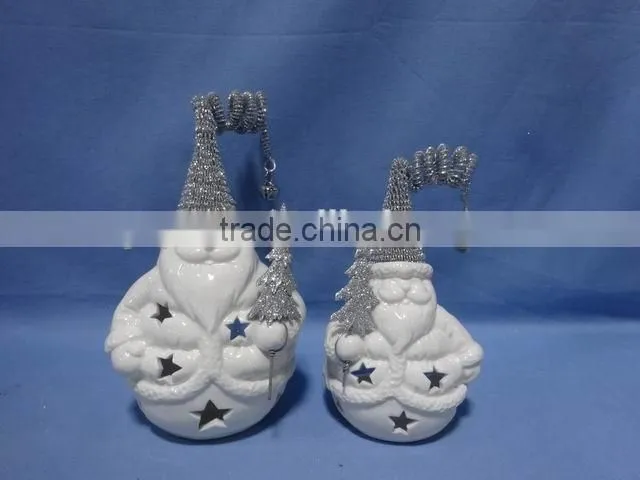 Christmas decoration Porcelain with iron ornaments gifts