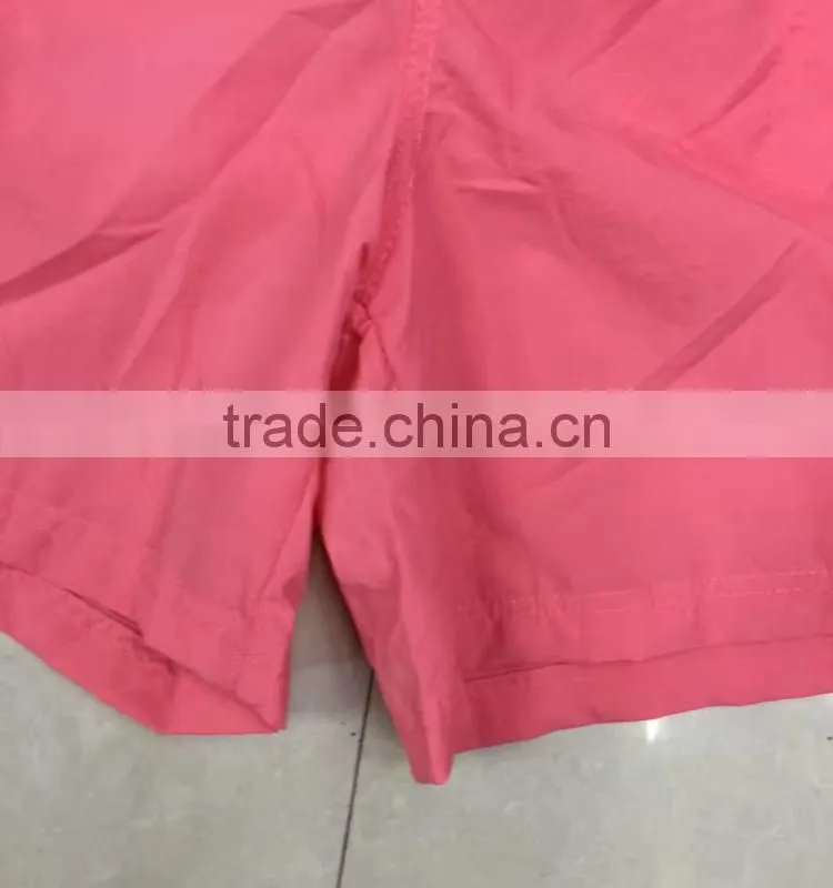 Stylish men 100%polyester beach shorts factory closeout