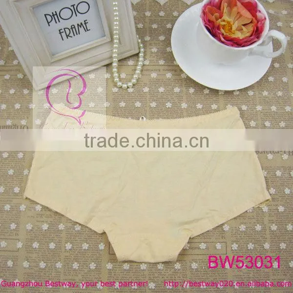 Open hot sex girl photo of sexy stock products sexy boyshort panties front transparent floral lace with bow back bamboo fabric